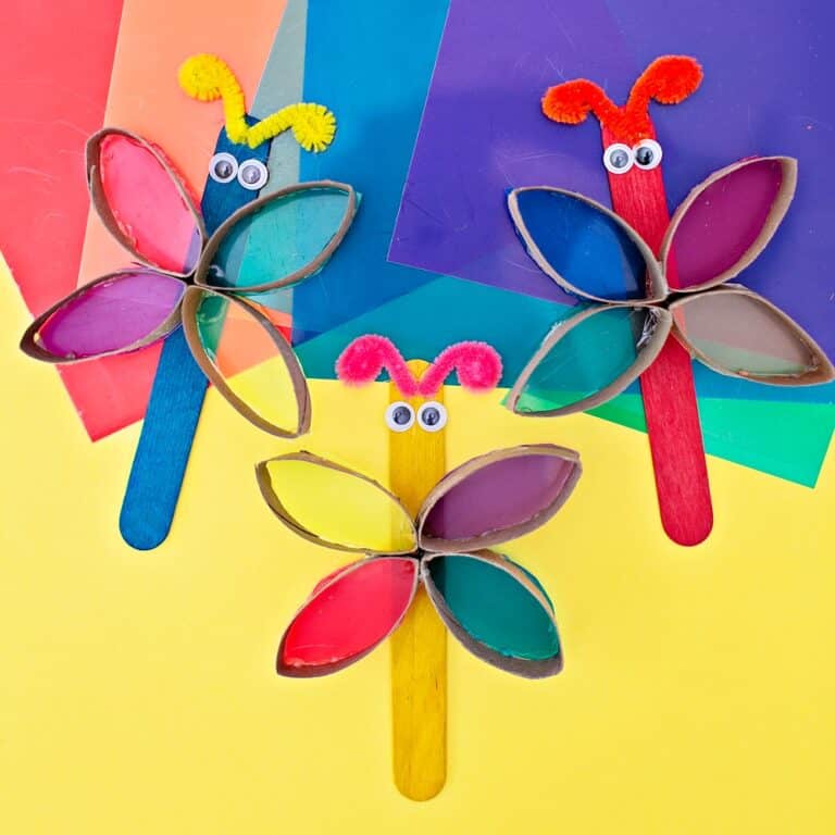 Butterfly Suncatcher Craft Fun Outdoor Craft for Kids