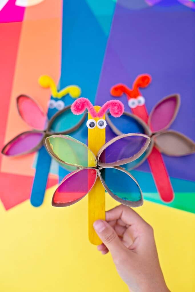 Butterfly Suncatcher Craft Fun Outdoor Craft for Kids