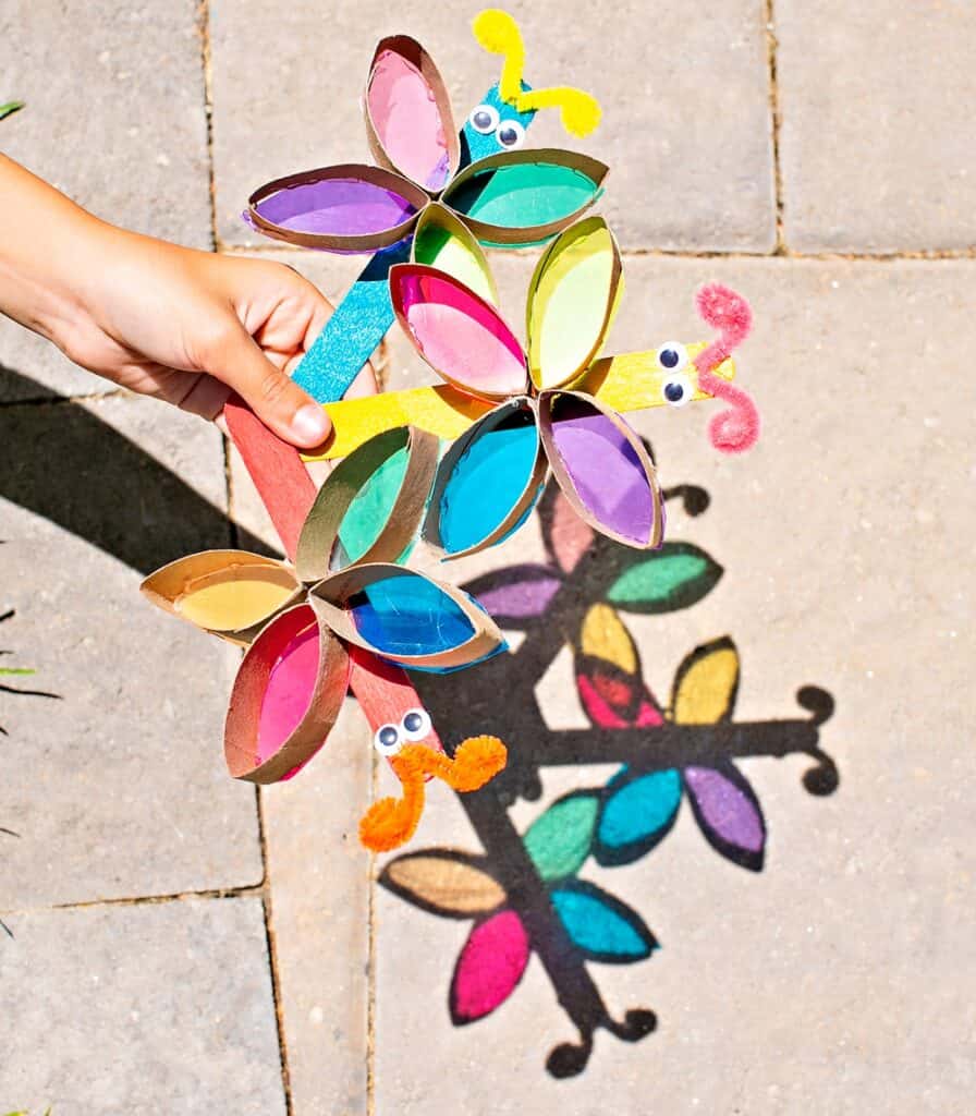 Butterfly Suncatcher Craft Fun Outdoor Craft for Kids