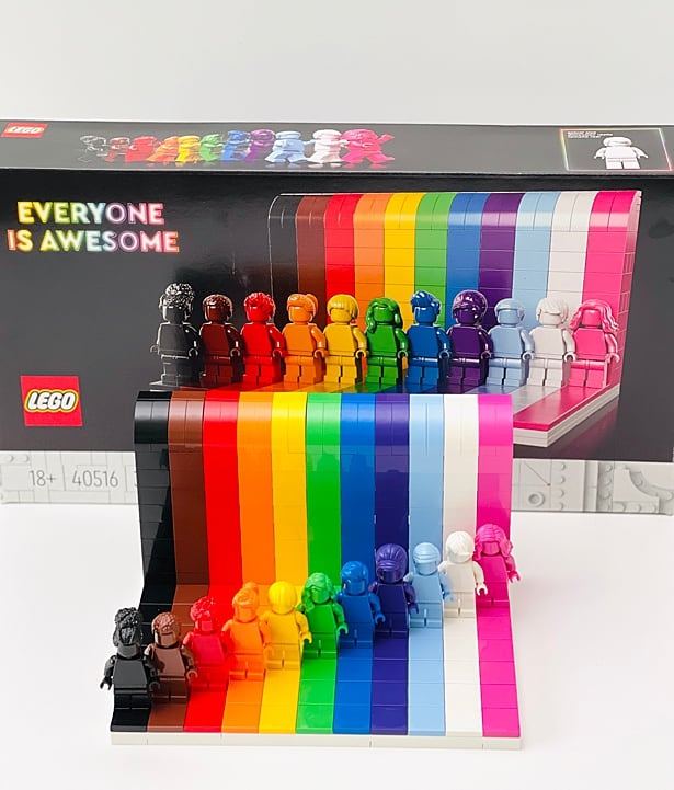 Everyone is Awesome Pride LEGO 