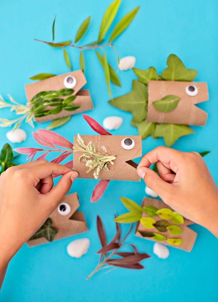 NATURE PAPER TUBE FISH CRAFT