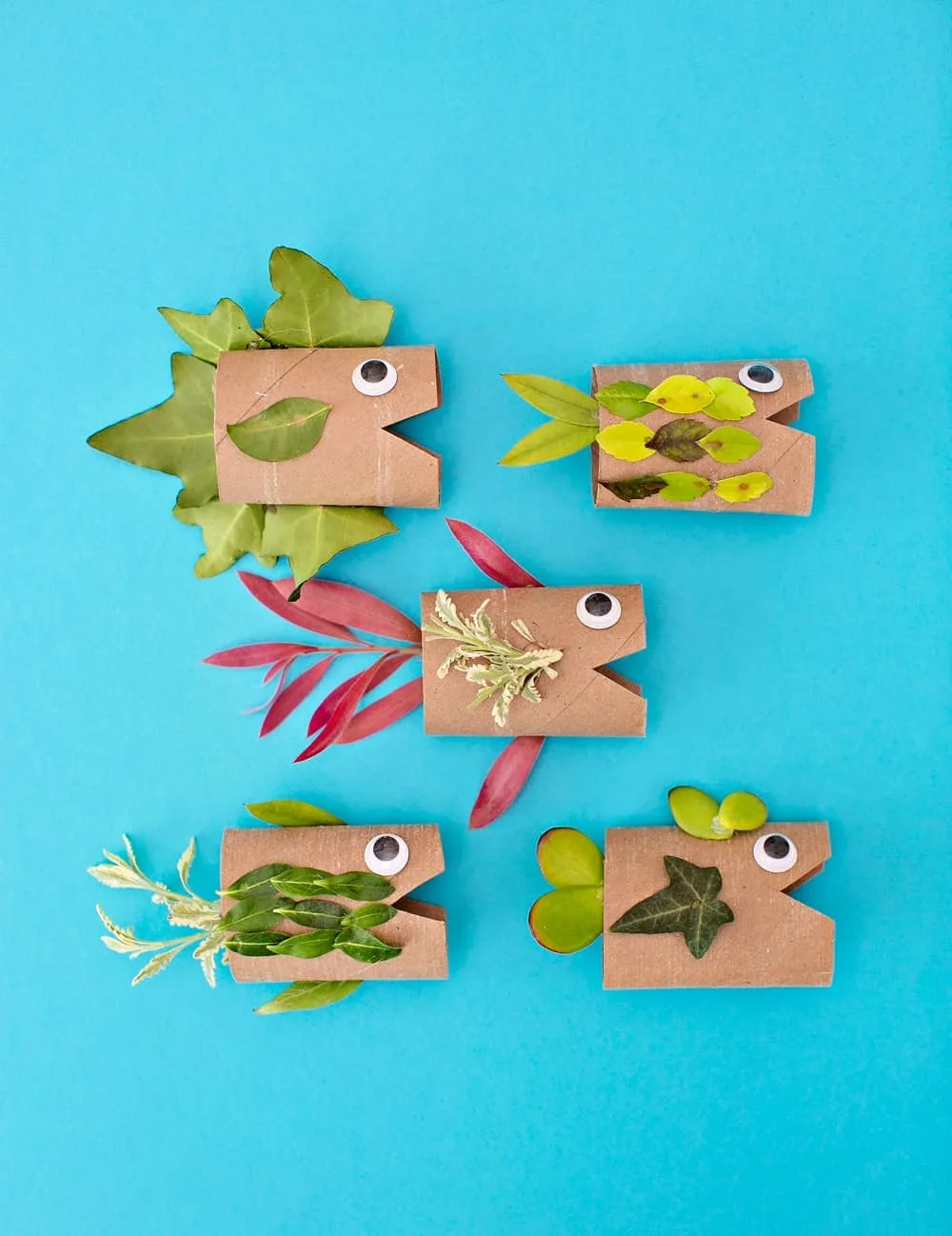 NATURE PAPER TUBE FISH CRAFT