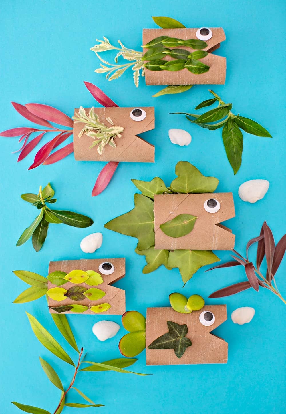 NATURE PAPER TUBE FISH CRAFT