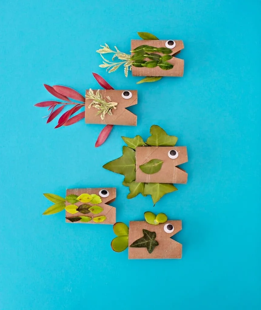 toilet paper roll fish craft 