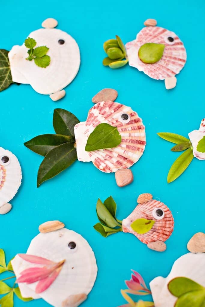 seashell summer fish craft
