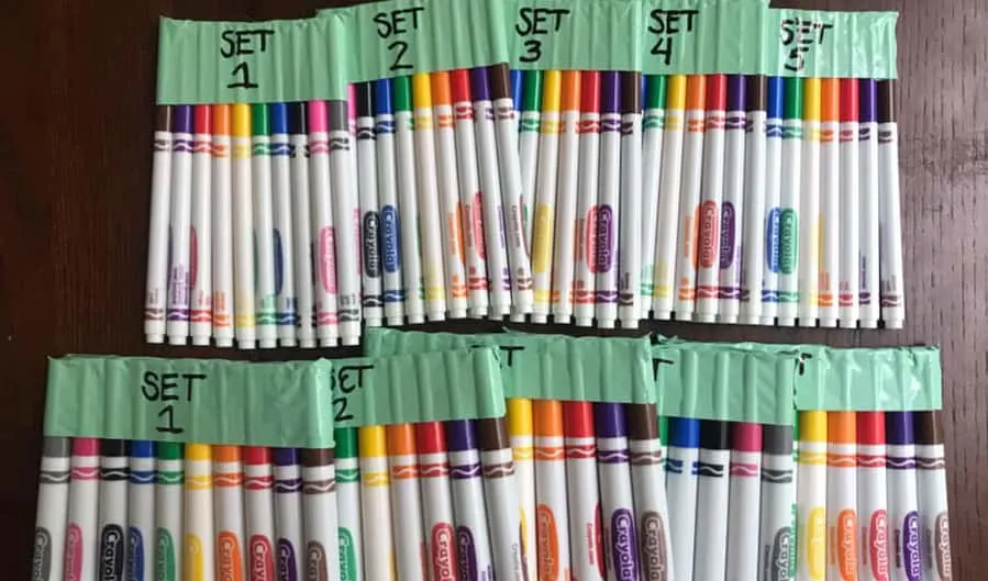 Kidergarten teacher's clever hack inspires parents to tape their kid's  markers