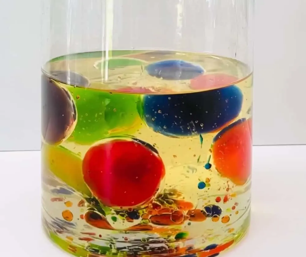 FROZEN LAVA LAMP SCIENCE EXPERIMENT hello Wonderful
