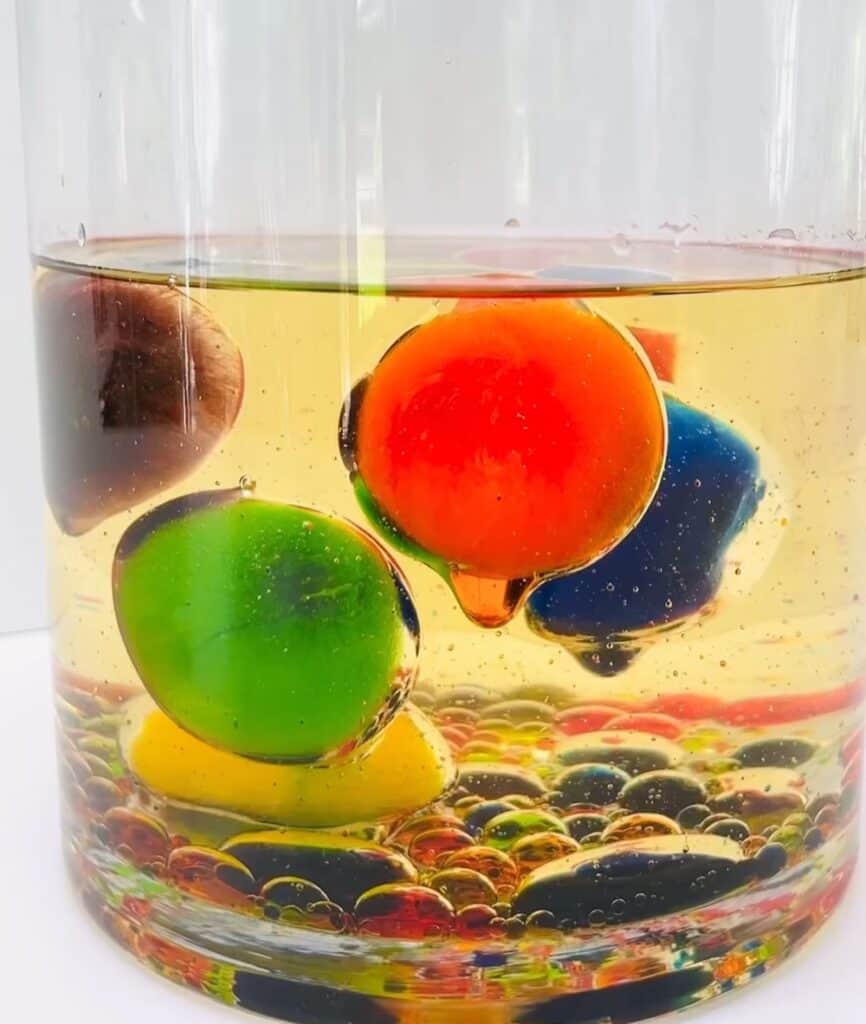 FROZEN LAVA LAMP SCIENCE EXPERIMENT hello Wonderful