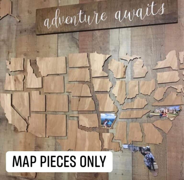 This Genius DIY Travel Marking Map Records Your Adventures