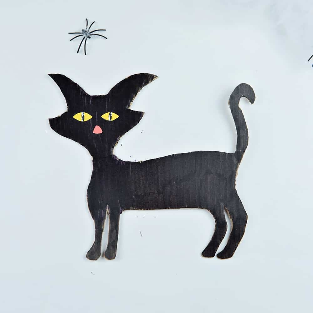 Halloween Black Cat Craft