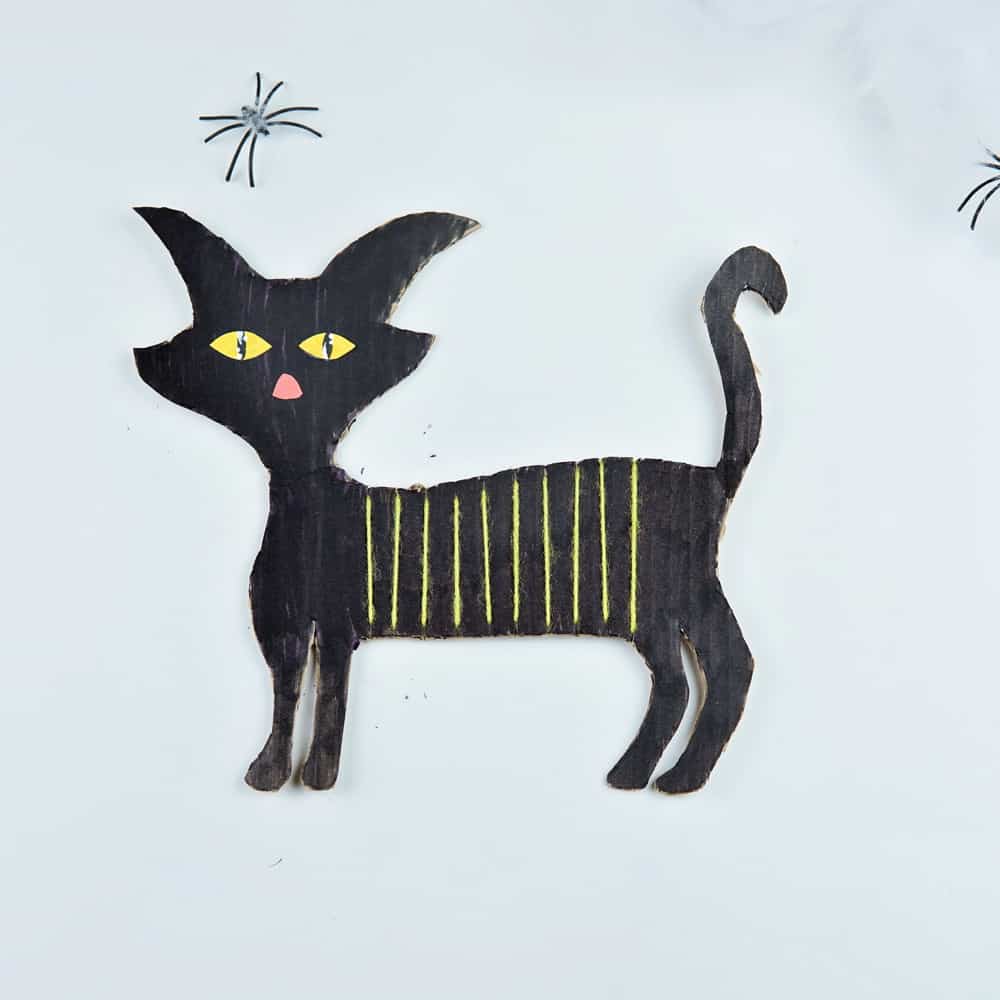 Halloween Black Cat Craft