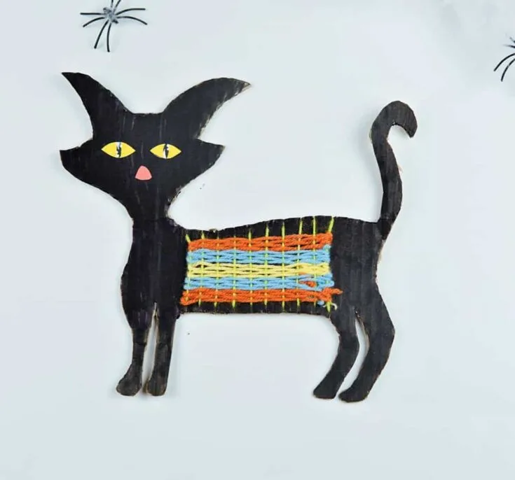 HALLOWEEN BLACK CAT CRAFT