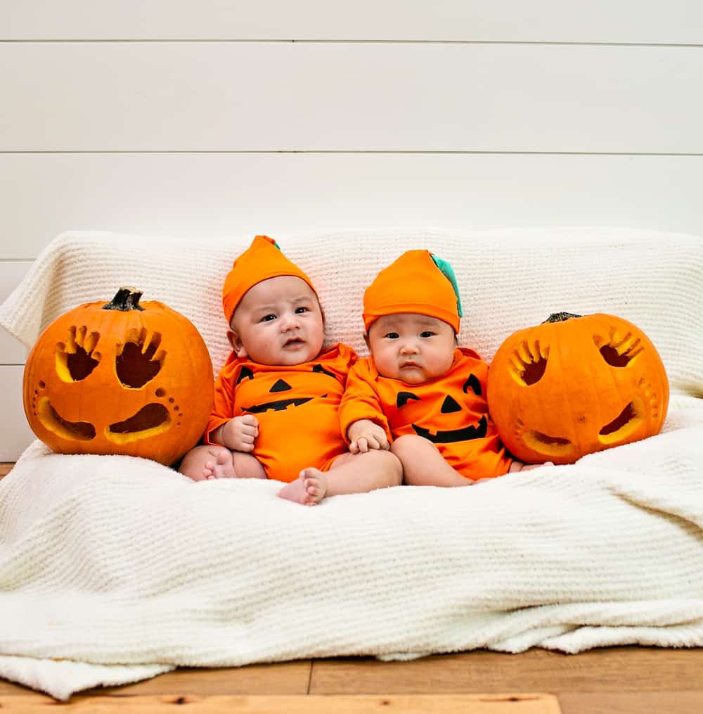 Baby Pumpkin Handprint