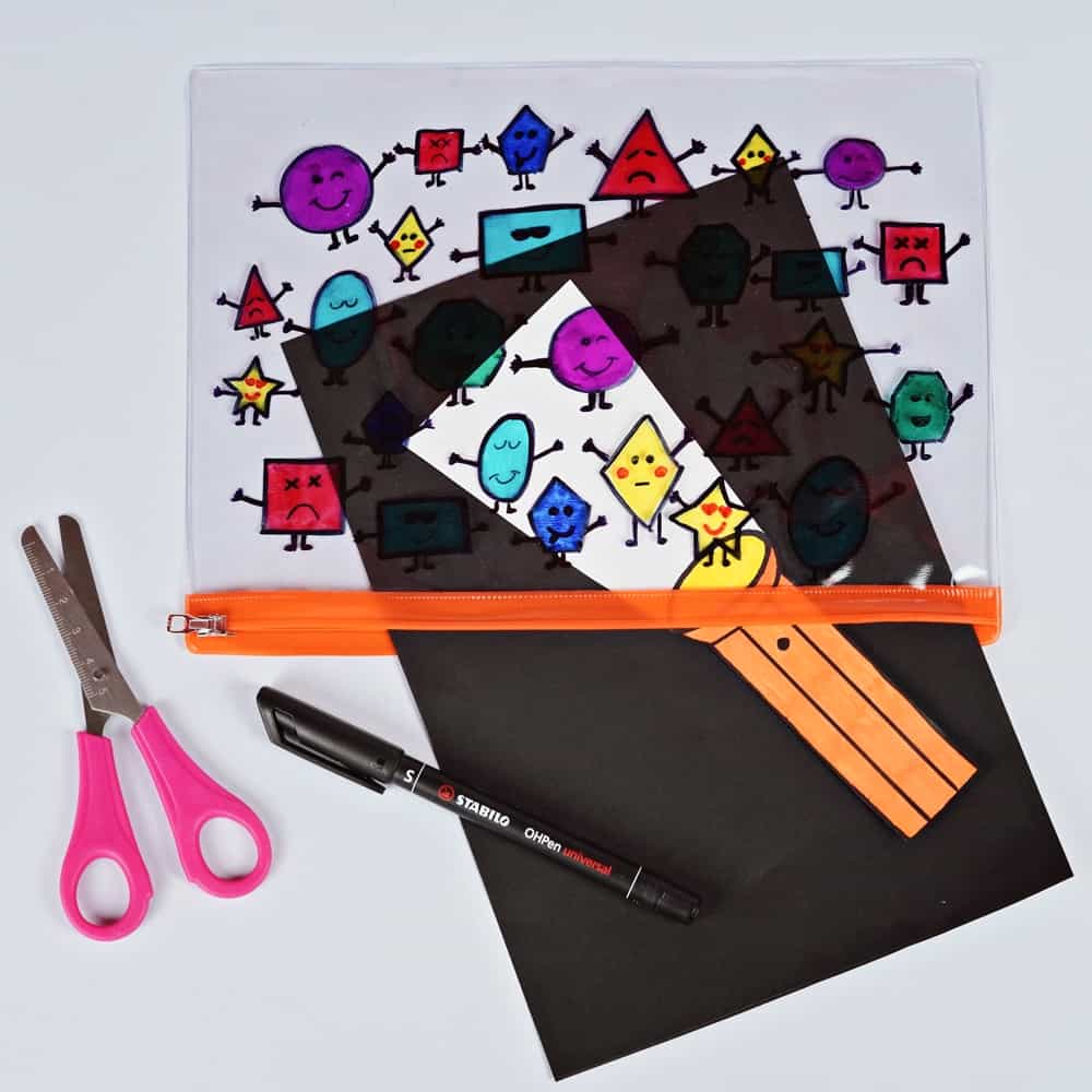 shape learning flashlight craft