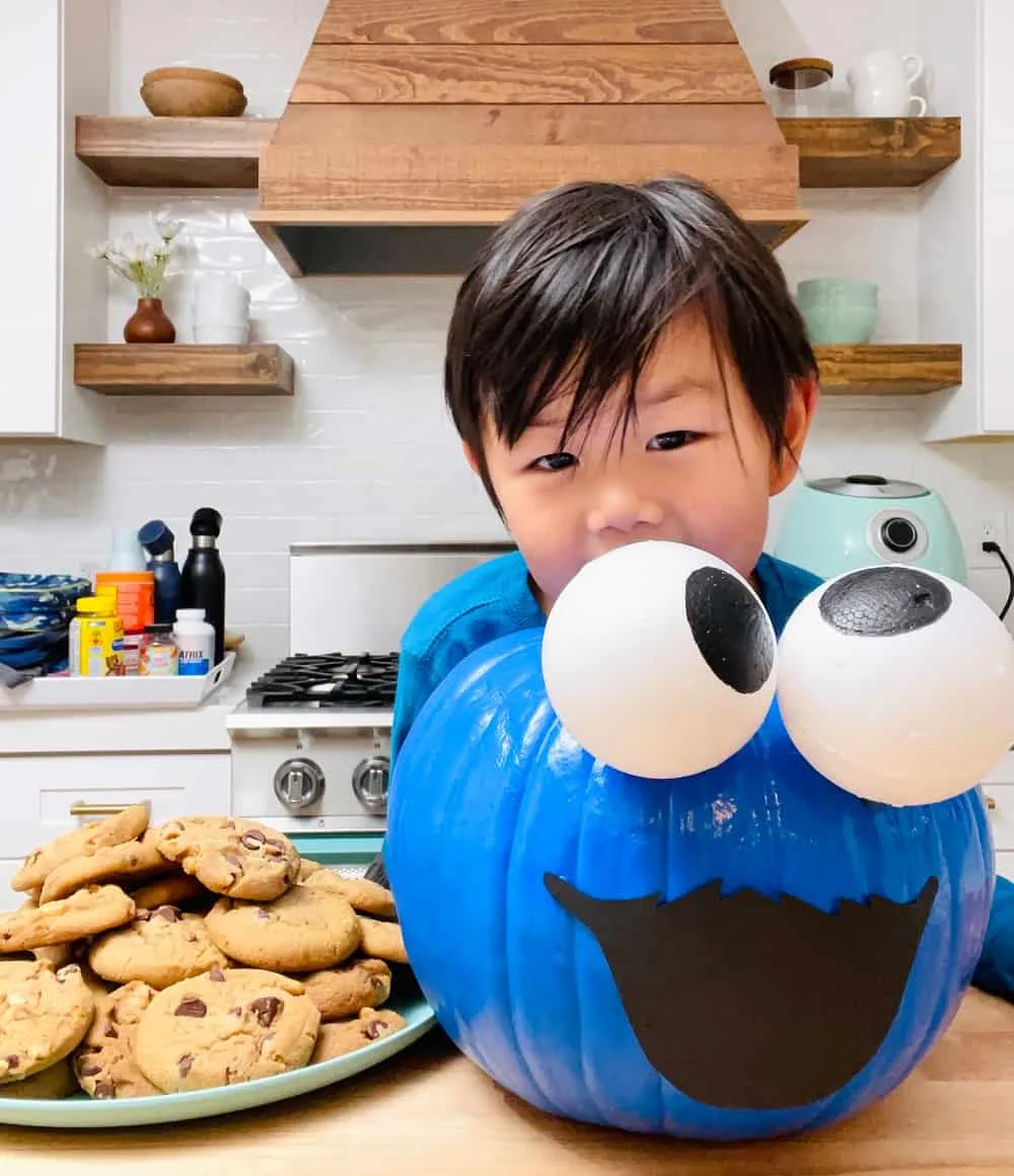 Cookie Monster Pumpkin