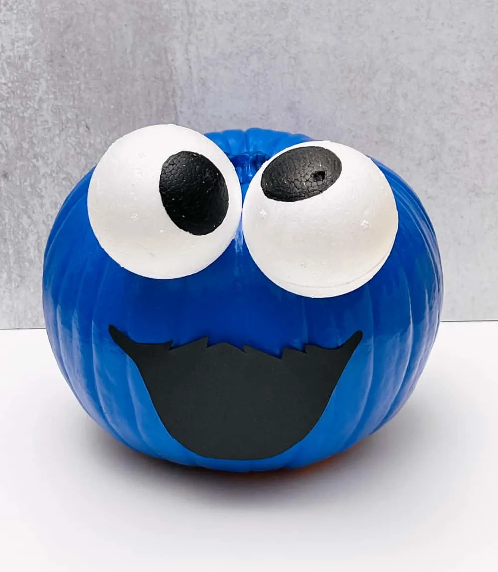 Cookie Monster Pumpkin