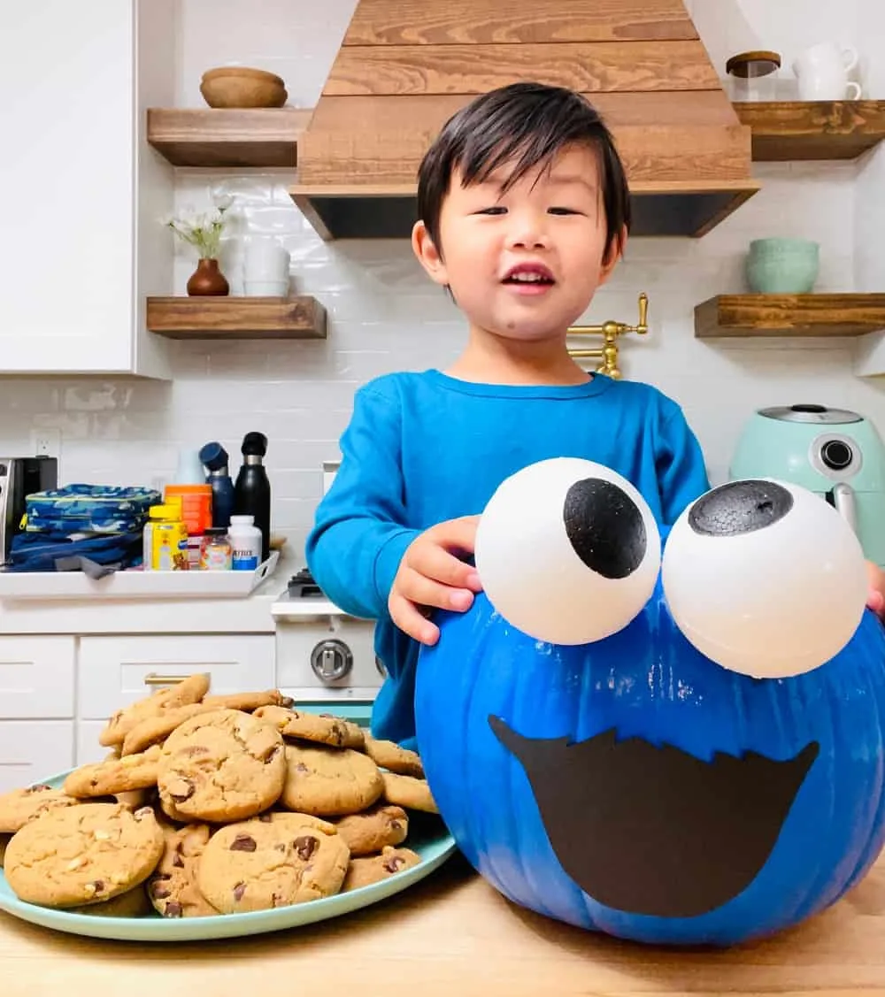 Cookie Monster Pumpkin