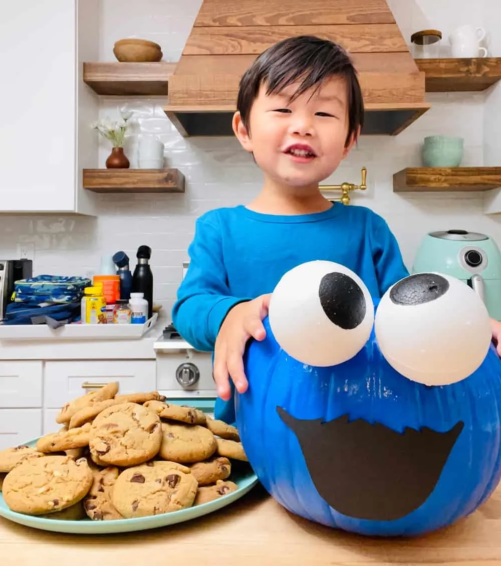 Cookie Monster Pumpkin