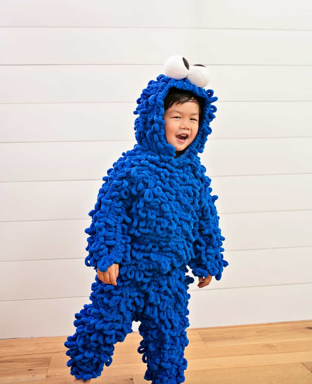 Halloween cookie monster costume