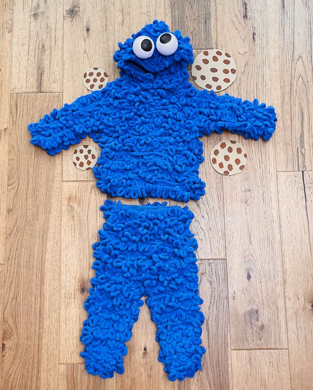 Halloween cookie monster costume