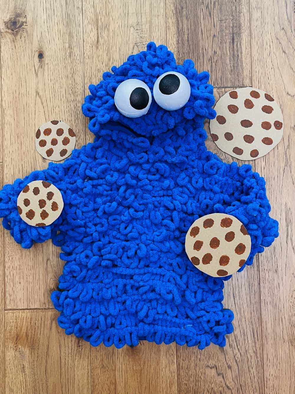 Halloween cookie monster costume