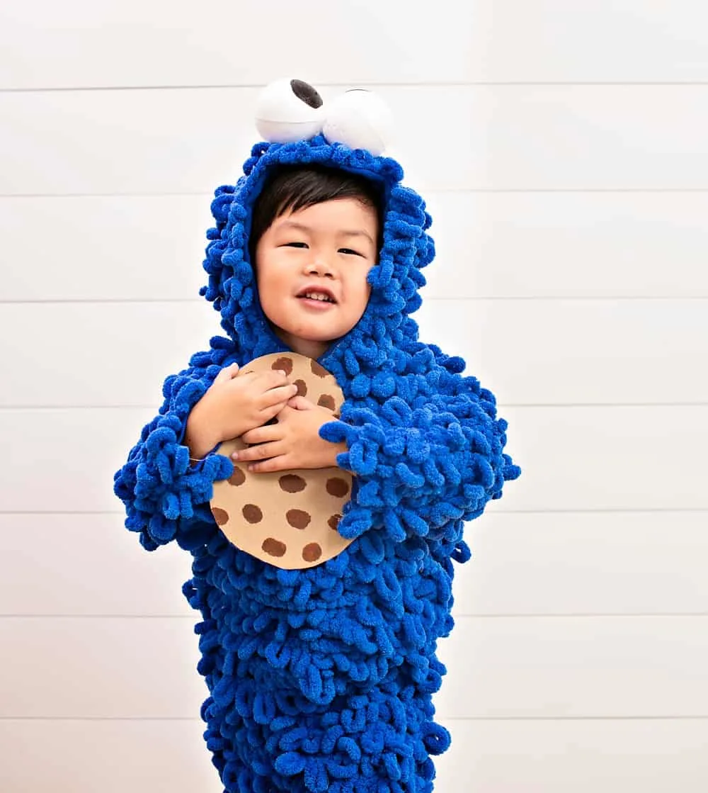 Halloween cookie monster costume