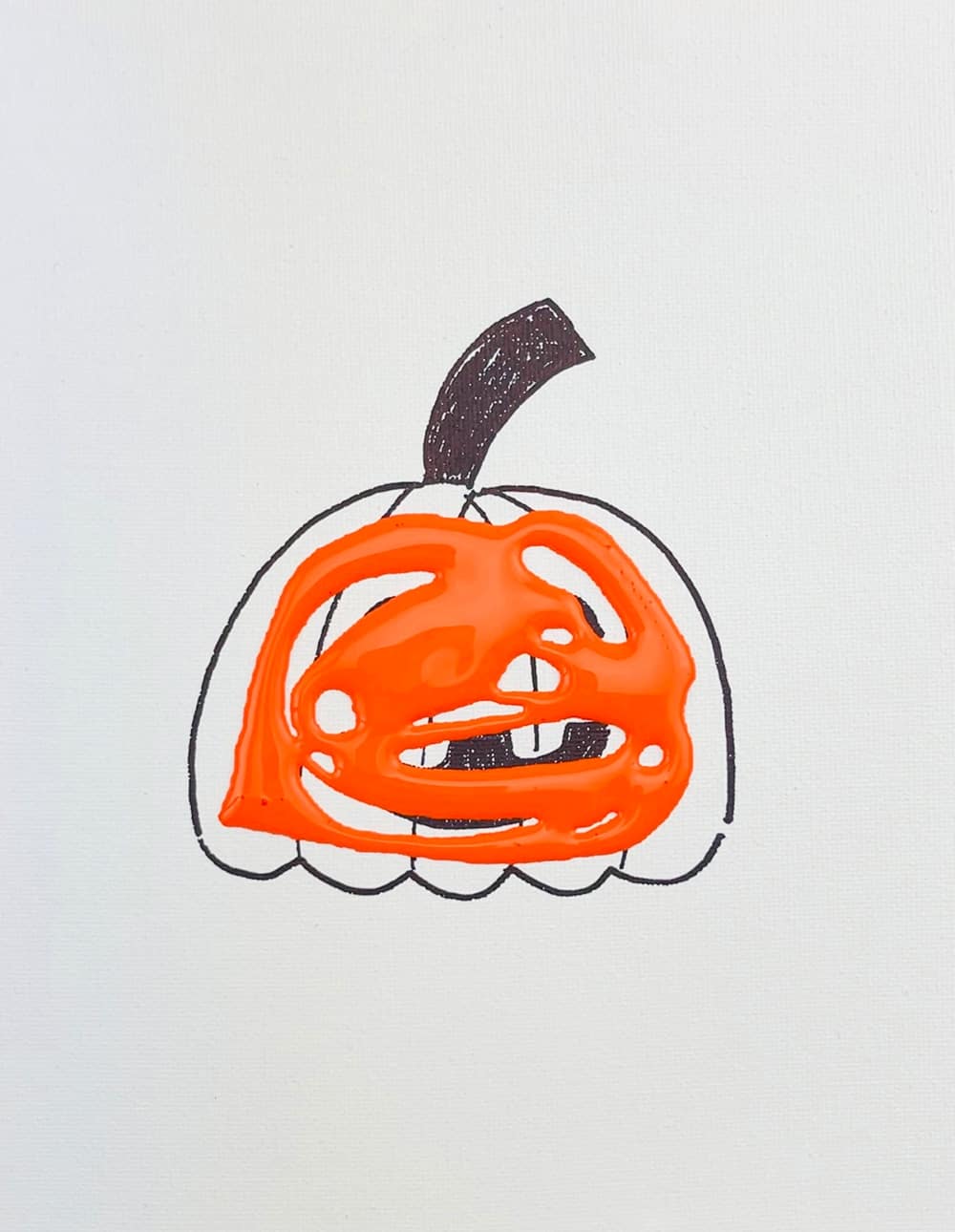 HALLOWEEN SQUEEGEE ART