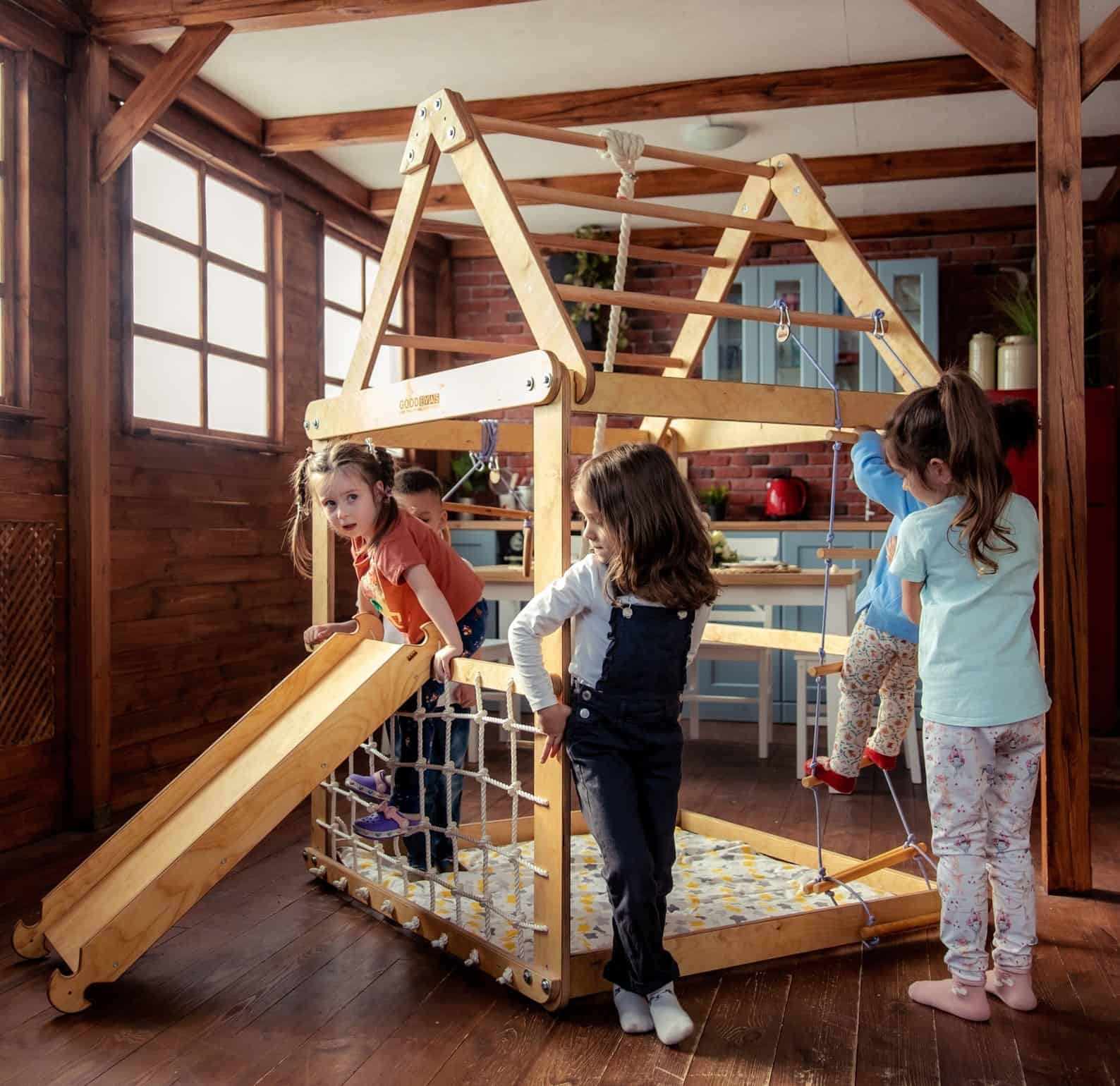 DIY Home Kid Indoor Play Gym - Petite Modern Life