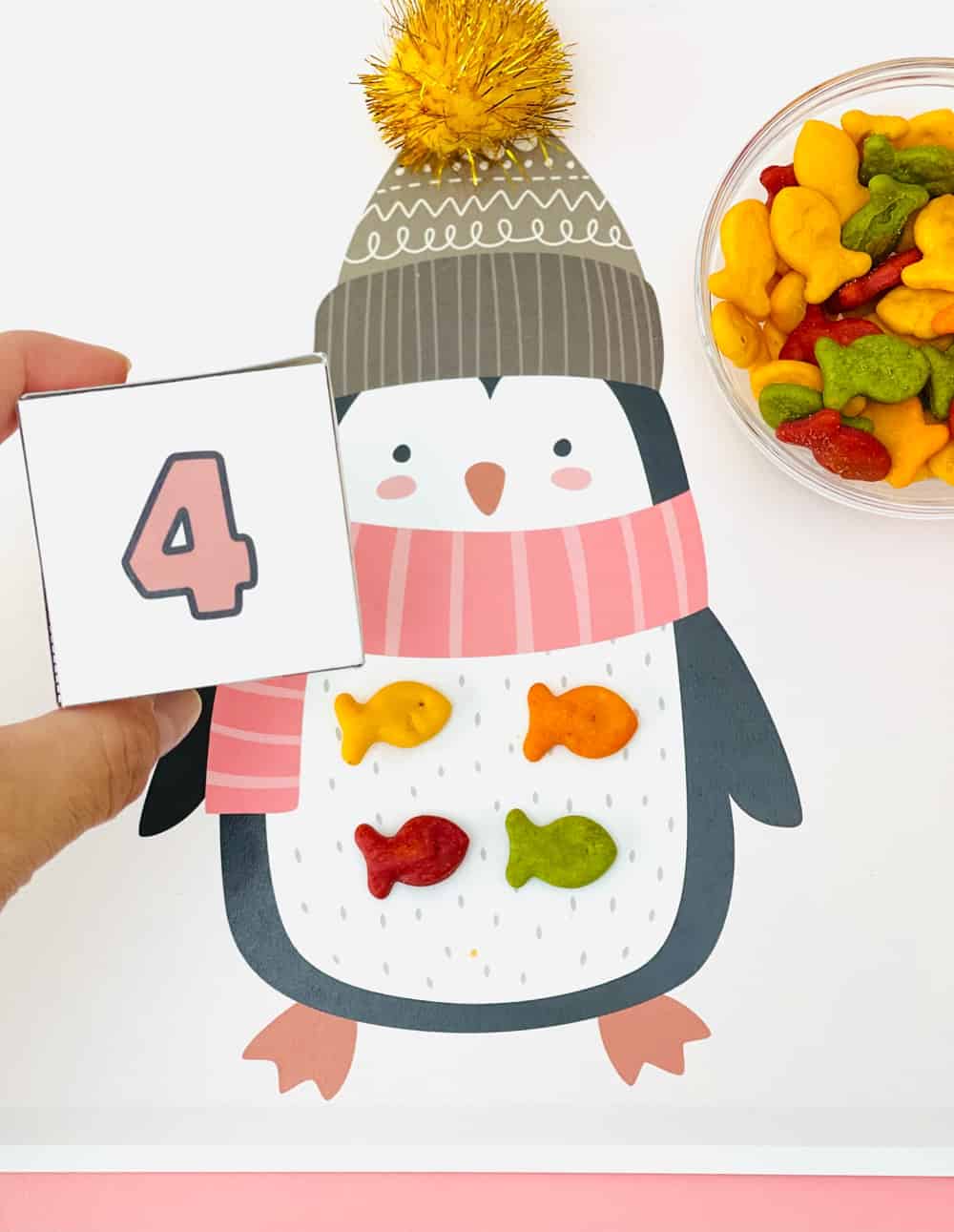 FEED THE PENGUIN WINTER ACTIVITY FOR KIDS