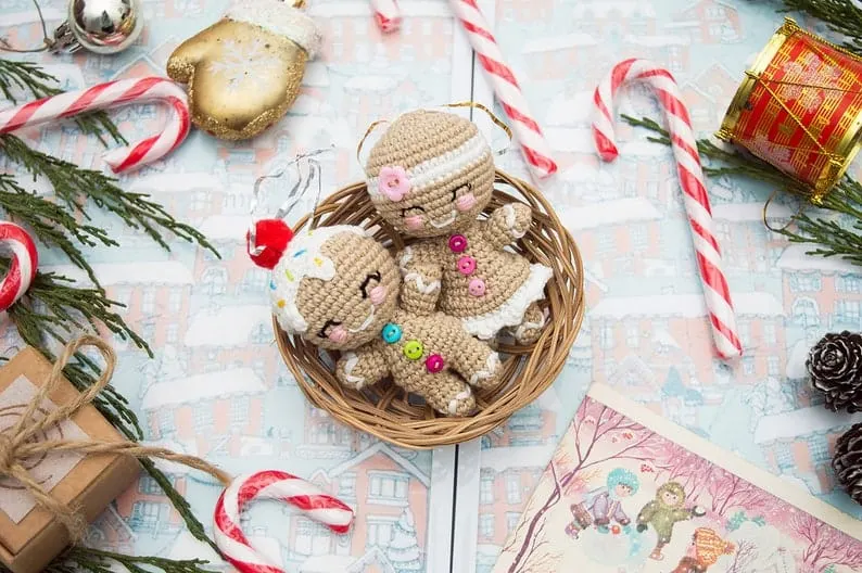 Crochet gingerbread