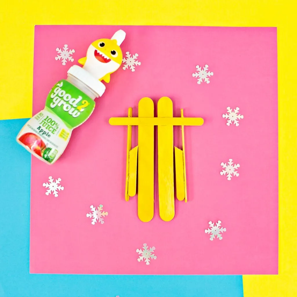 Baby Shark Popsicle Sled Craft