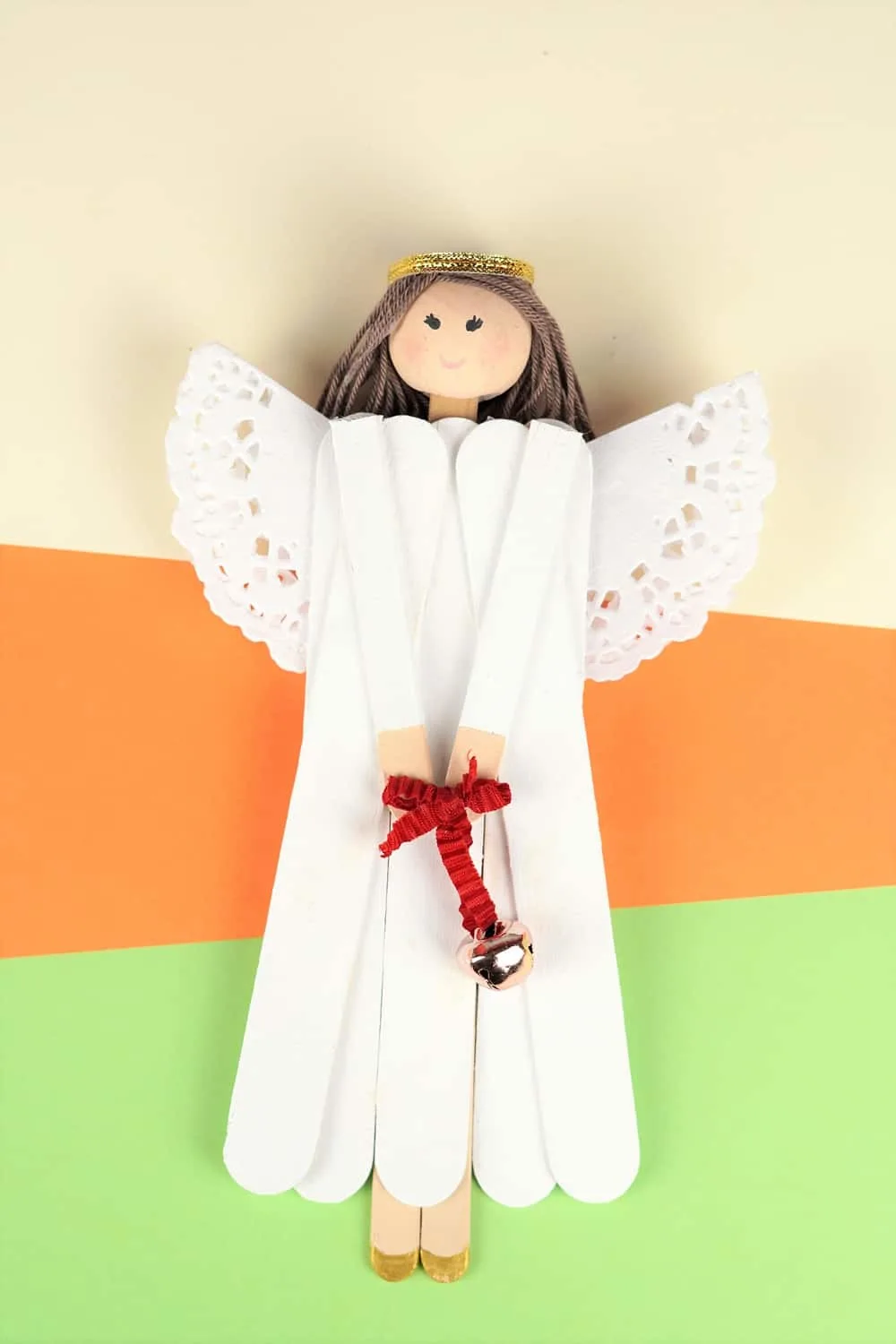 Popsicle Stick Angel Christmas Craft