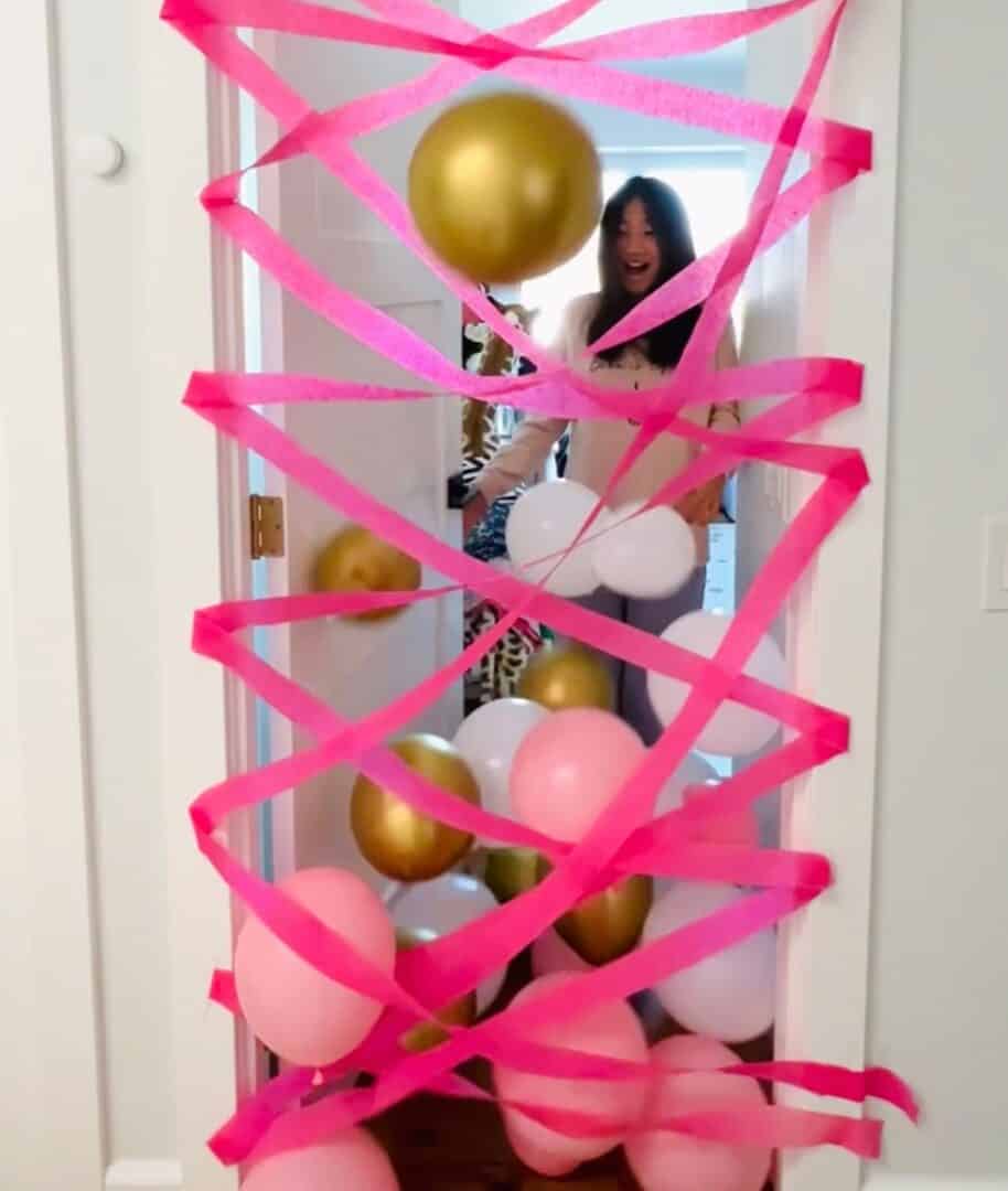 Birthday Balloon Door Surprise A Fun Way to Celebrate A Kids' Birthday!