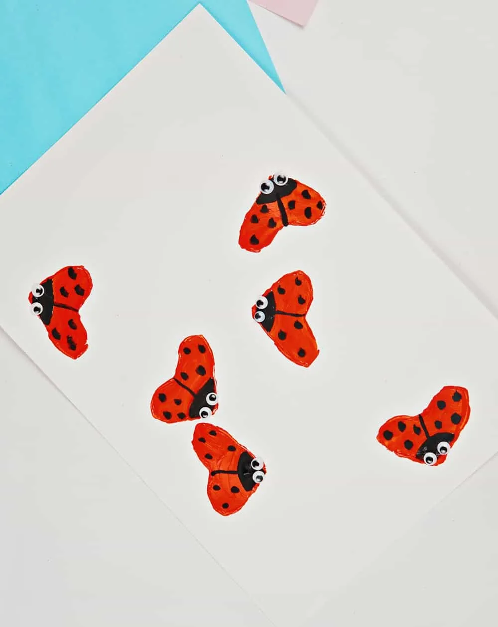 Ladybug Toilet Paper Roll Craft