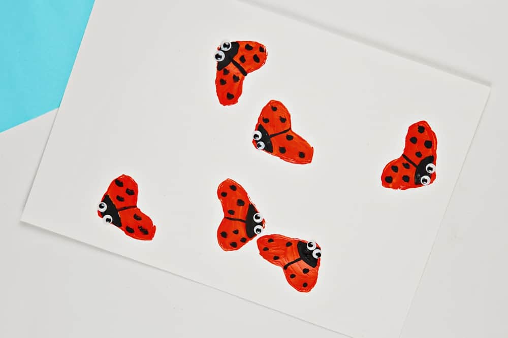 Ladybug Toilet Paper Roll Craft