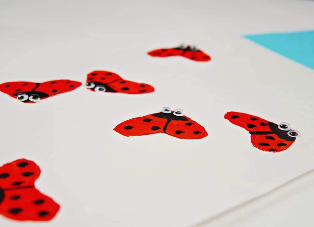 Ladybug Toilet Paper Roll Craft