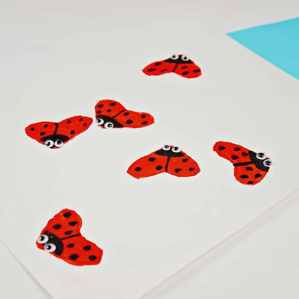 Ladybug Toilet Paper Roll Craft