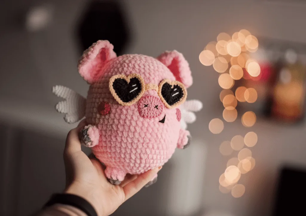 Piggy Heart Crochet Pattern