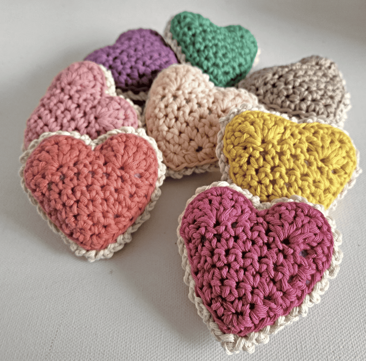 Puffy Heart Crochet Pattern 