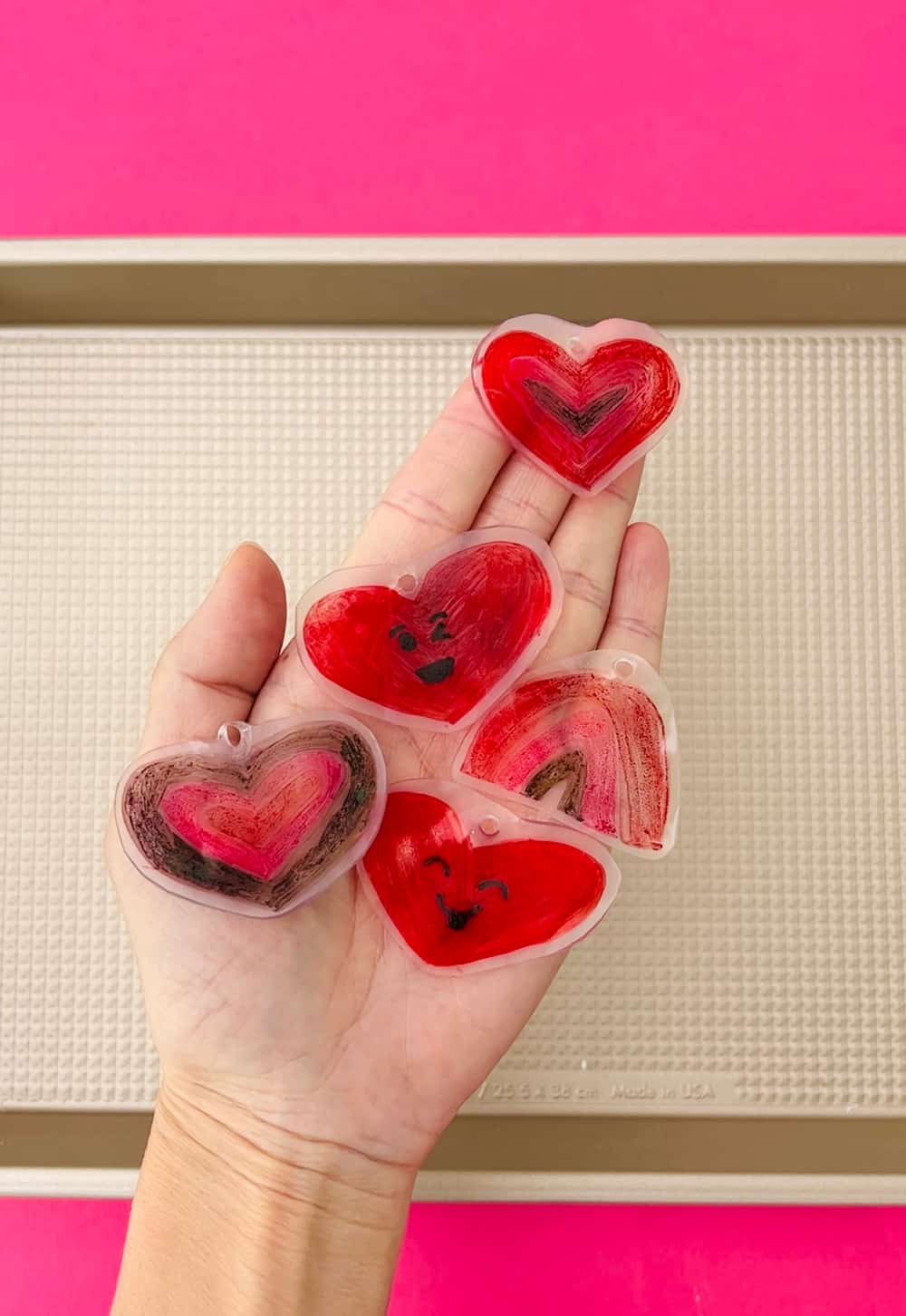 Valentines Shrinky Dink Kit in Heart Capsule