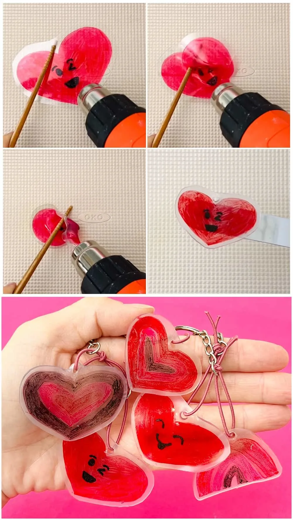 DIY Shrinky Dink Keychains