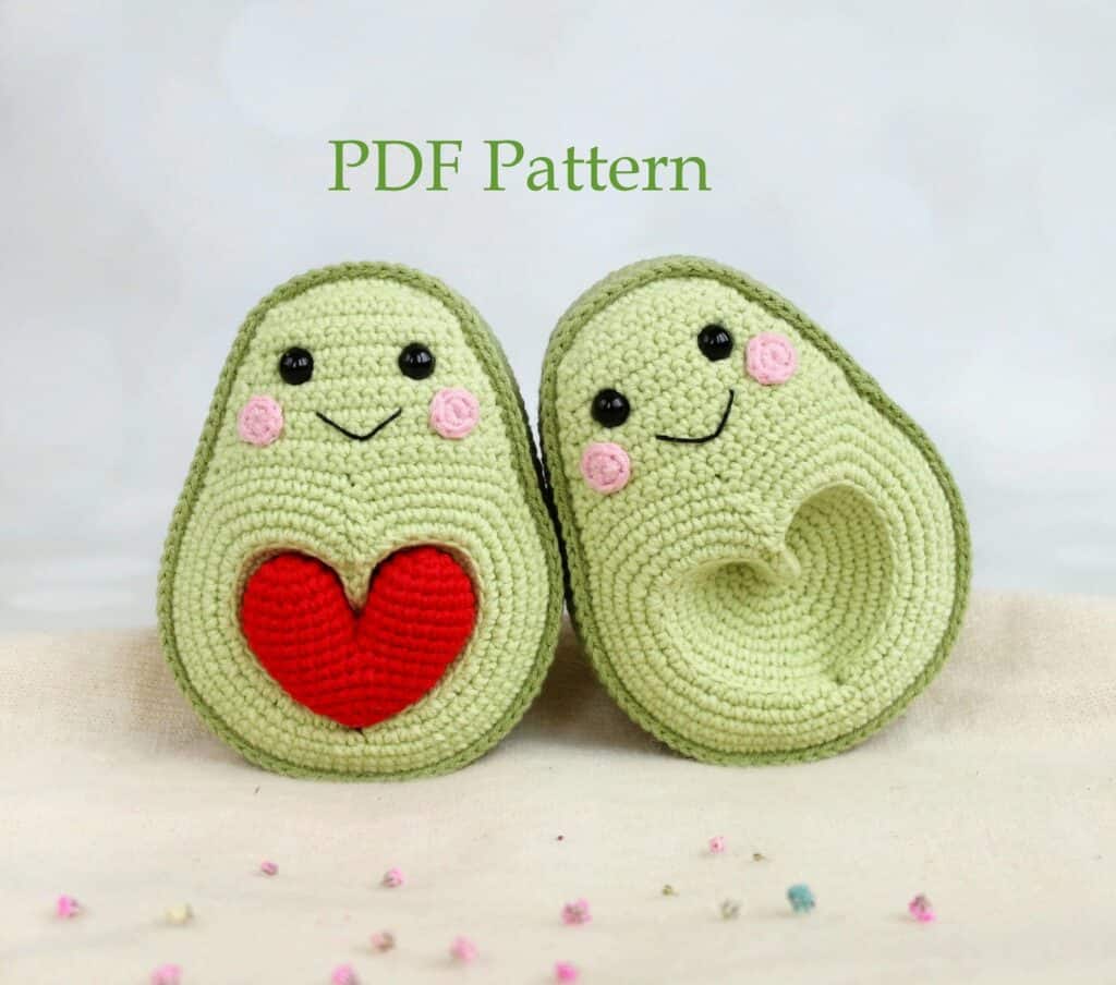 avocado crochet pattern