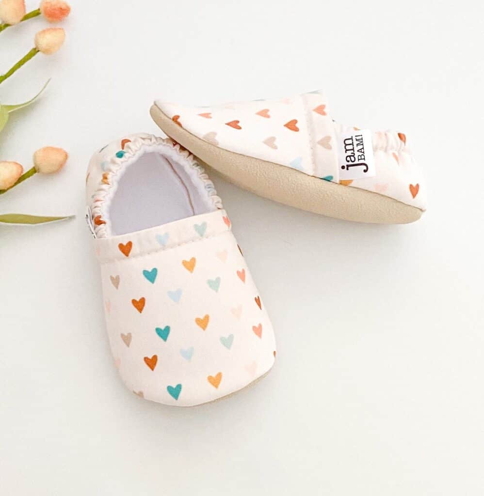Baby Girl Moccasins With Hearts