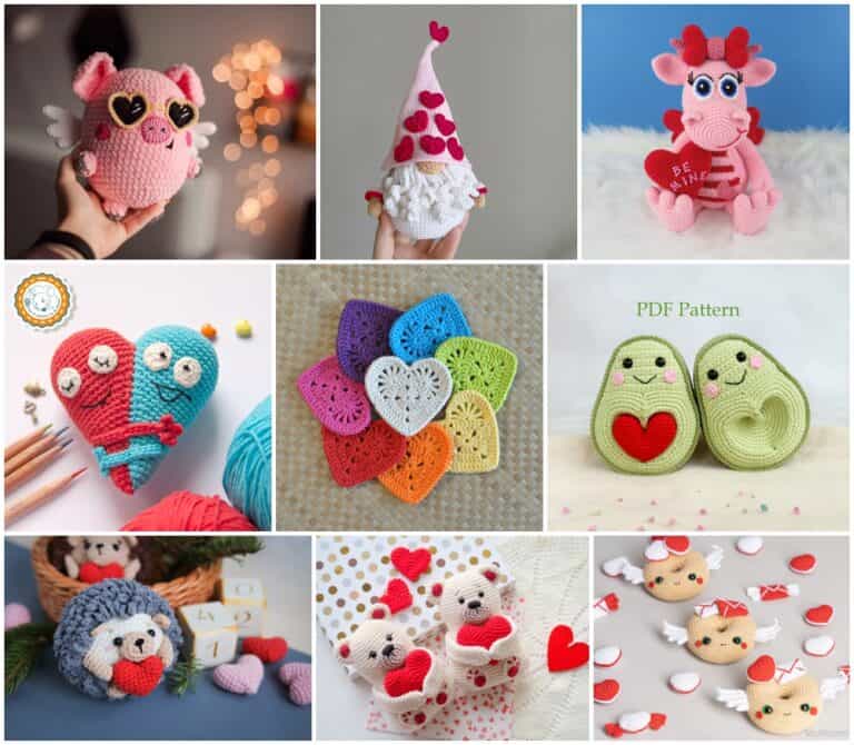 10 Adorable Valentine Crochet Patterns You’ll Love To Make! (Updated 2024)