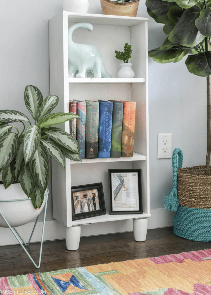 turn drawers into bookcase