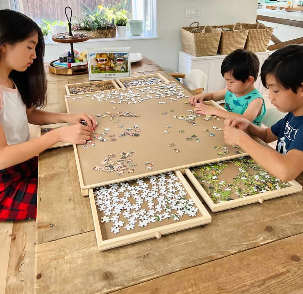 puzzle table