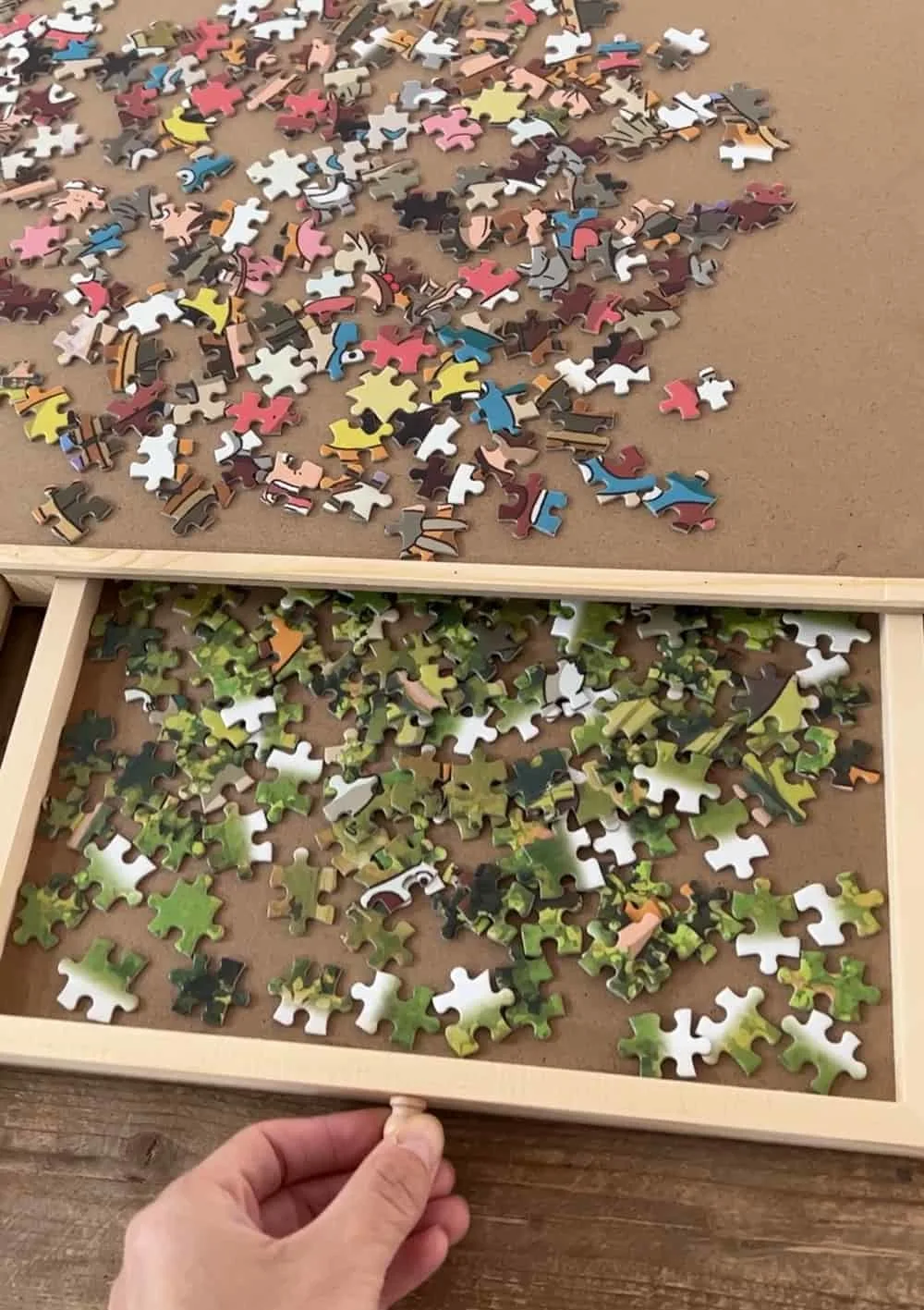 puzzle table