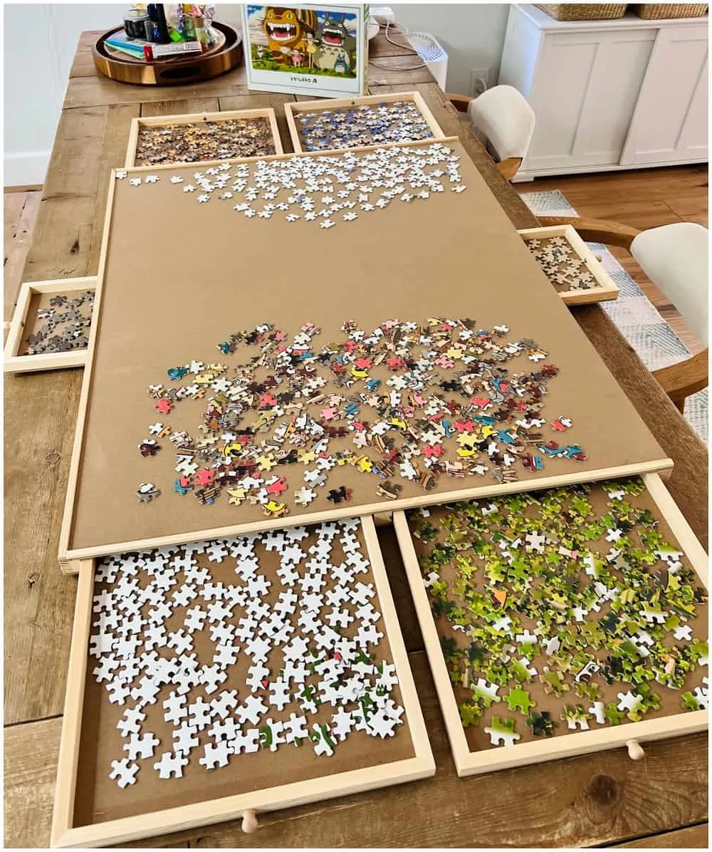 puzzle table