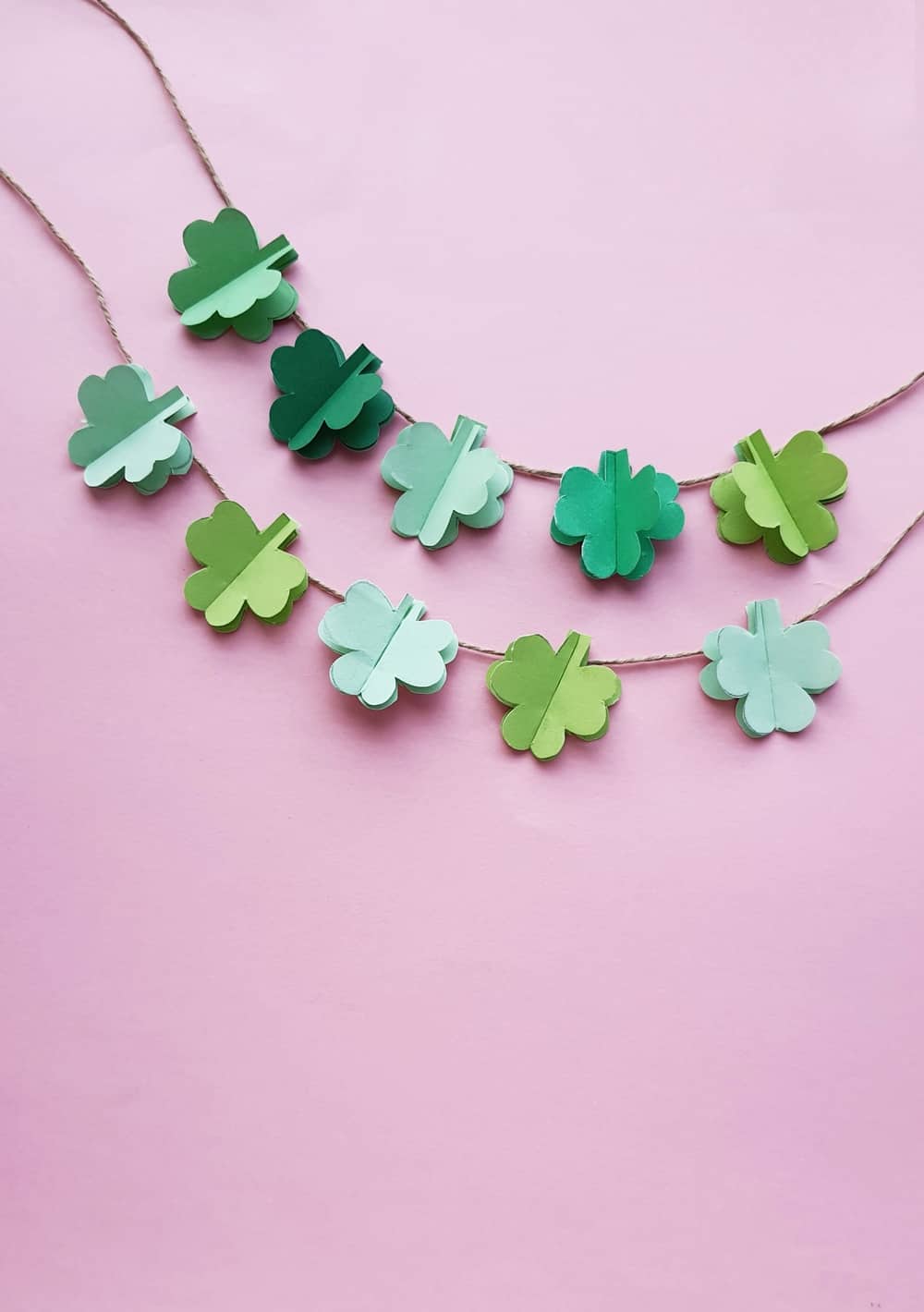 shamrock garland