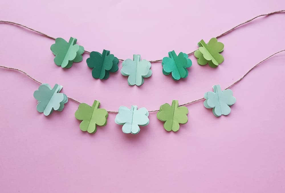 shamrock garland